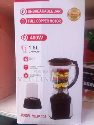 Ipcone 2 in 1 International Blender With Grinder