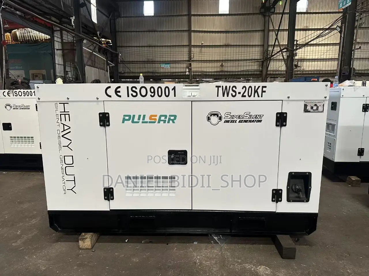 Diesel Silent Generator Tws-30kf Pulsar 38kva + Ats