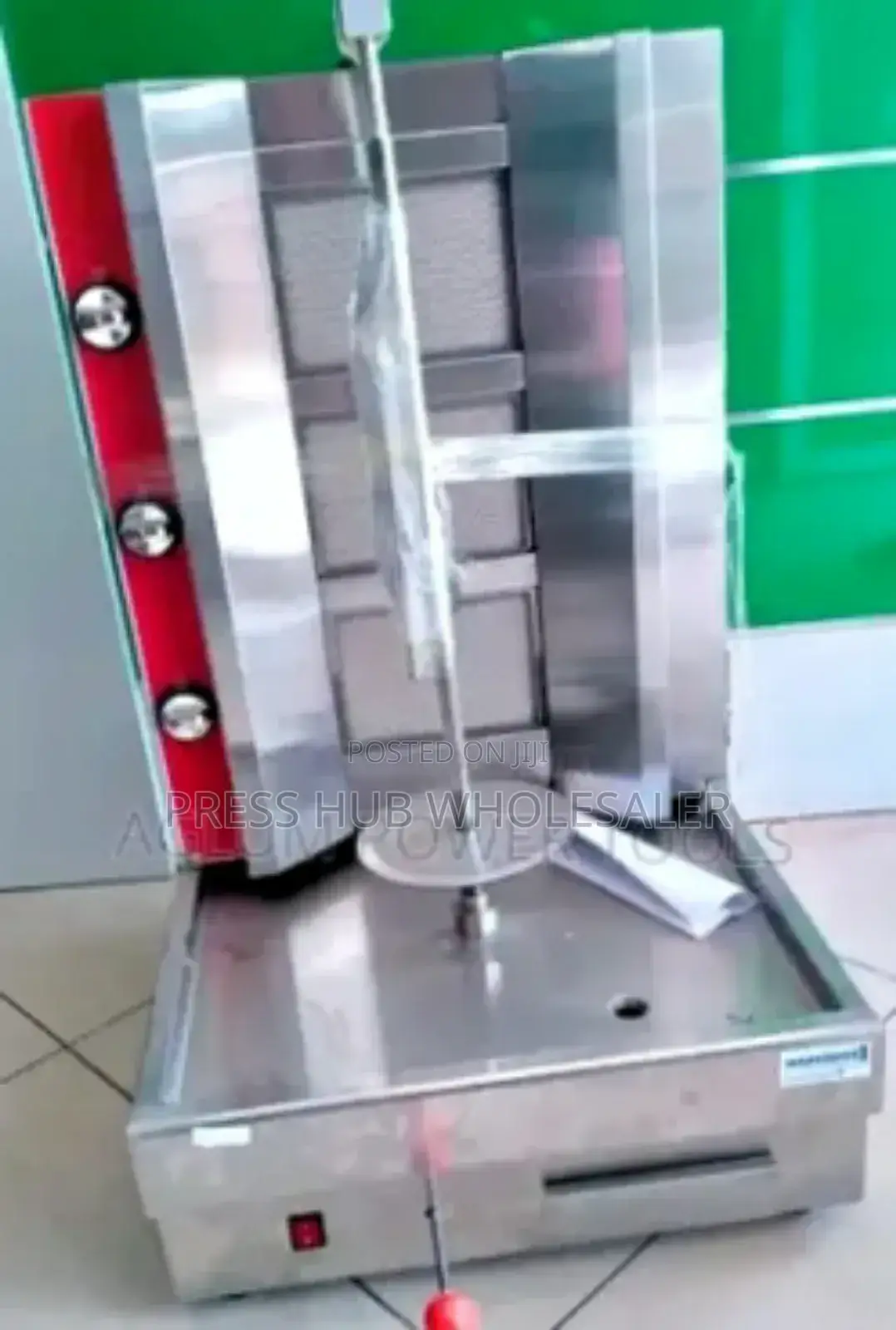 Commercial 3-Burner Gas Shawarma Machine
