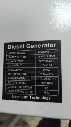 Diesel Silent Generator 22kva Dg18000se-3 (Dual Phase) Pulsar With Ats