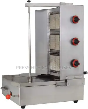 Commercial 3-Burner Gas Shawarma Machine : 