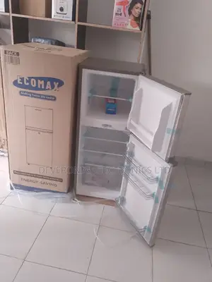 Ecomax 118 Liters Double Door With Free Fridge Guard