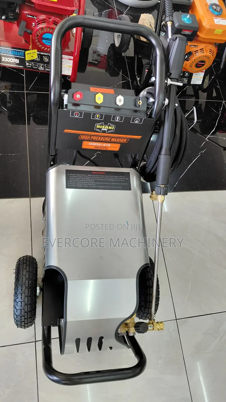 Hisaki Japan 3600psi Three Phase Highpressure Washer.