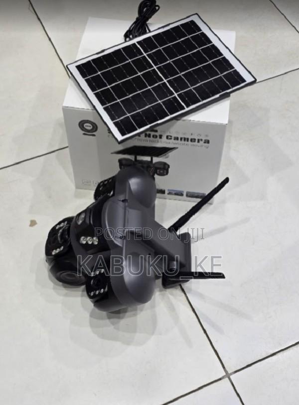 Triple Lens Solar Camera Wifi Enabled - main view