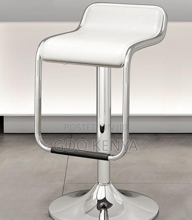 Home Bar Stool; Luxury Backless Leather Bar Stool For Home & Kitchen - thumbnail 2