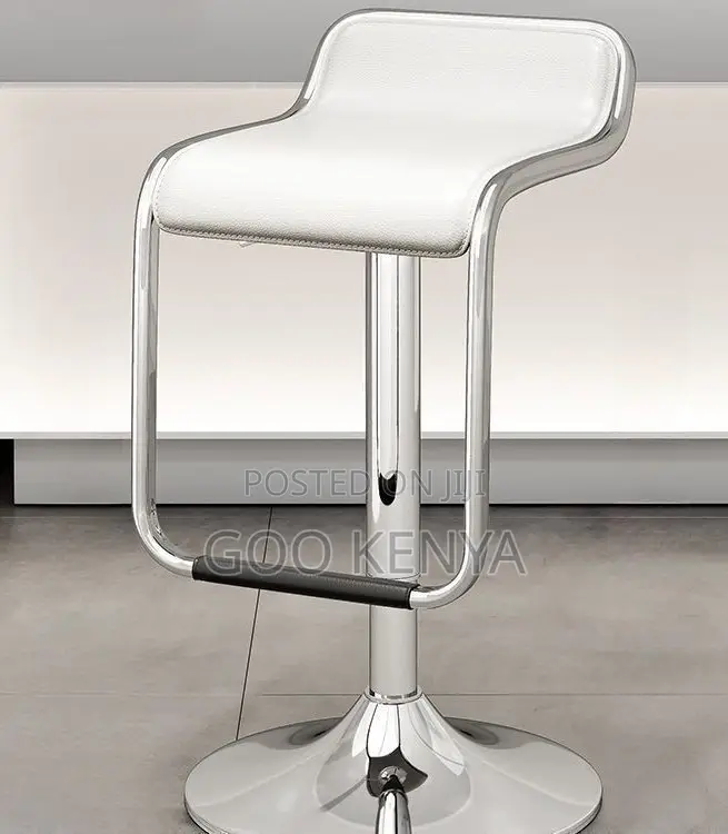 Home Bar Stool; Luxury Backless Leather Bar Stool For Home & Kitchen