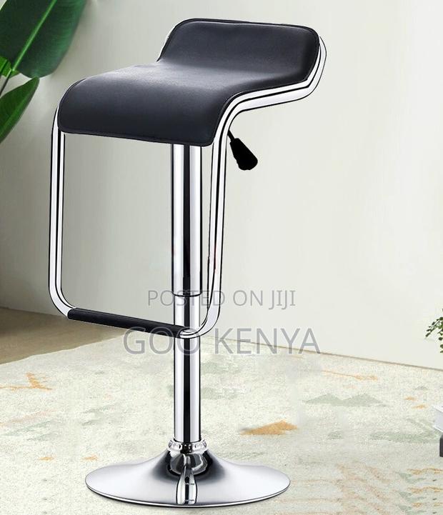 Home Bar Stool; Luxury Backless Leather Bar Stool For Home & Kitchen - thumbnail 6