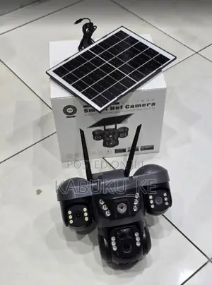 Smart Net Wifi Solar Camera With Triple Lens