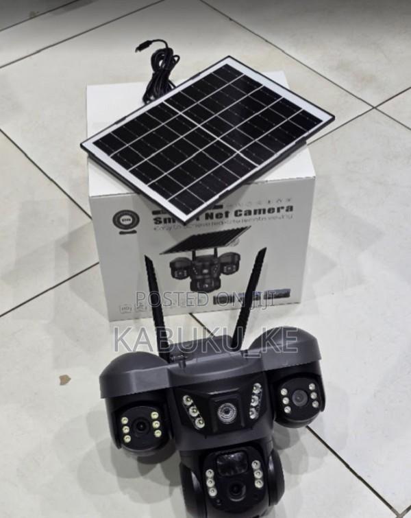 Triple Lens Wifi Solar Camera Outdoor