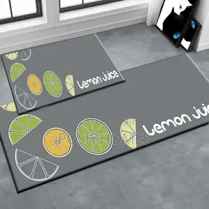 Grey 2 Piece Kitchen Mats