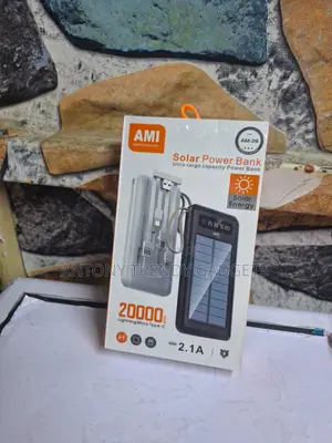 Ami Am-26 Outdoor Solar Charger Dual Usb 2.1a Output