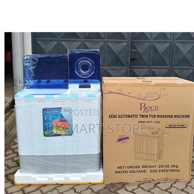 Roch 14 Kg Twin Tub Semi‐Automatic Washing Machine
