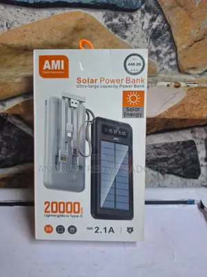 Ami Am-26 Mah Portable Charger With Led Indicators