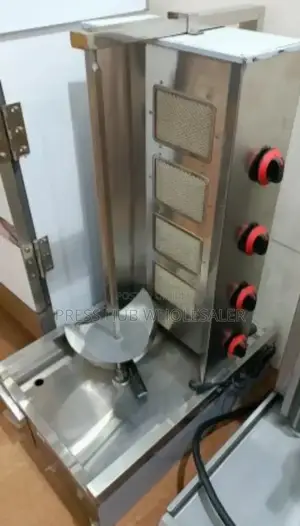 Commercial 4-Burner Gas Shawarma Machine