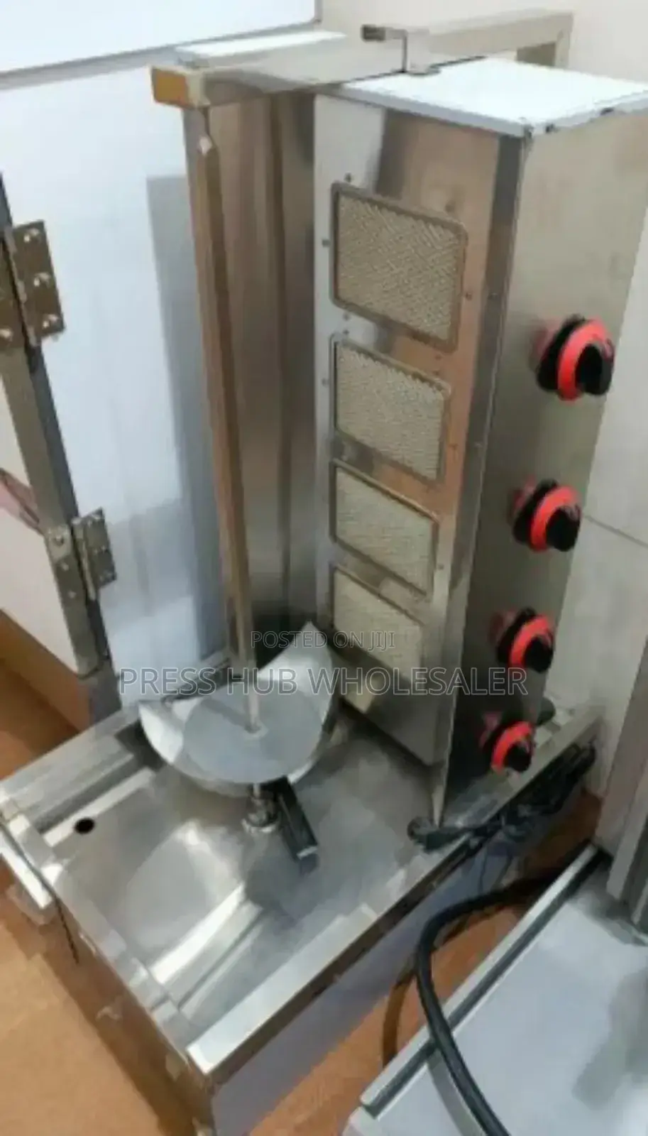 Commercial 4-Burner Gas Shawarma Machine