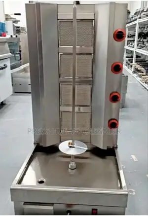 Commercial 4-Burner Gas Shawarma Machine* 