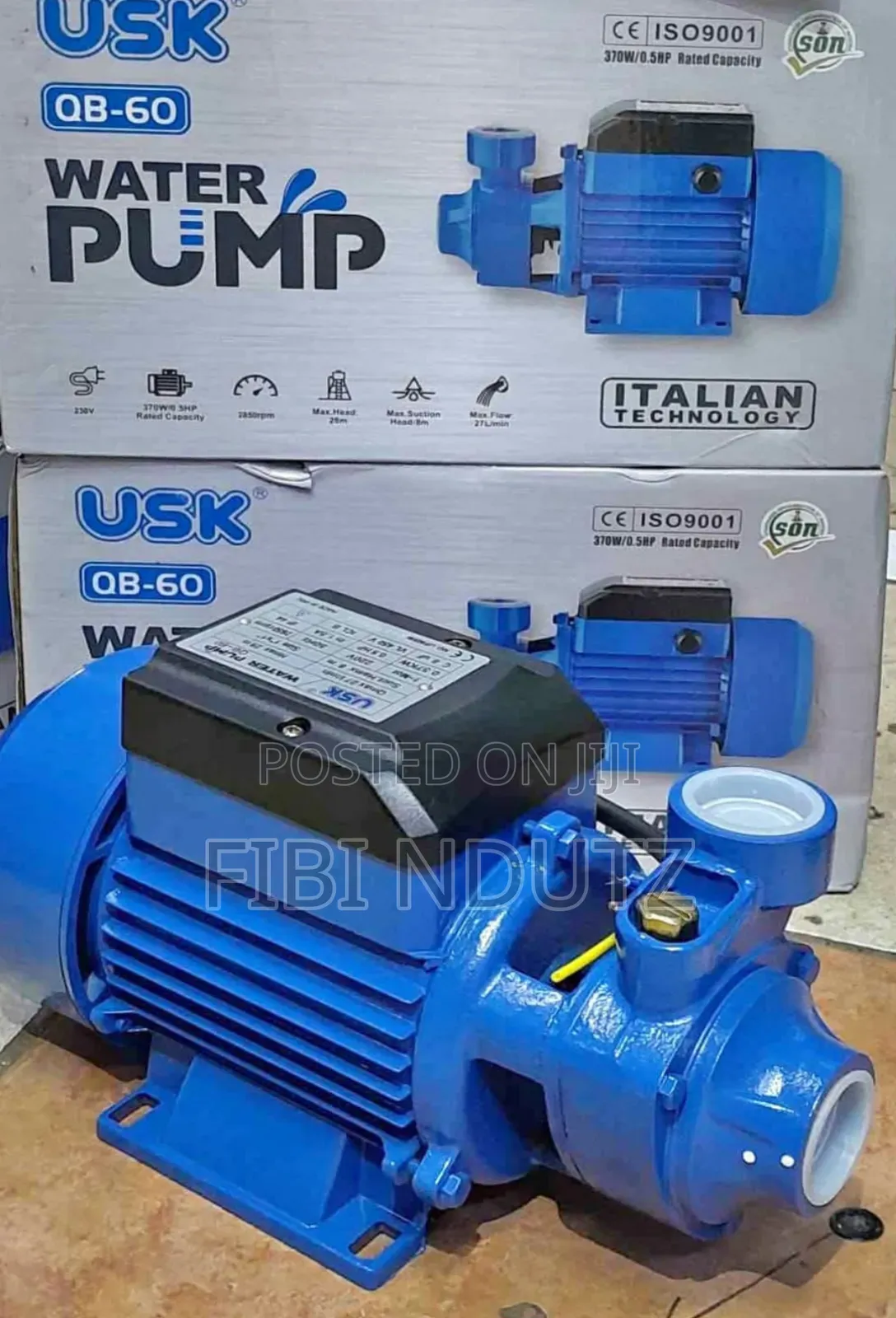 Qb60 Usk Water Pump/0.5hp Water Pump Usk