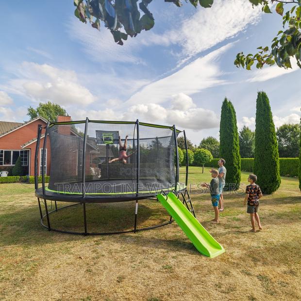 8 Ft Trampoline Wild Flip on Trampoline Time
