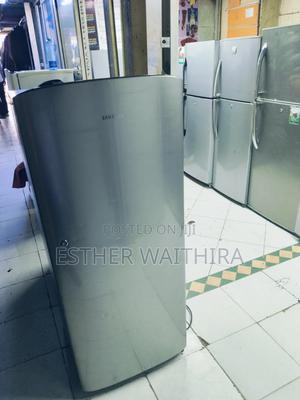 Medium Size Silver Sumsung Single Door Fridge - thumbnail 2