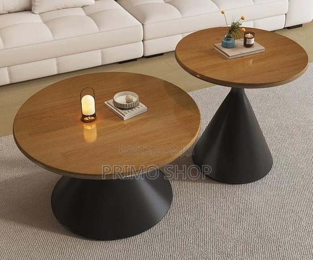 Coffee Table : Set of 2 Coffee Round Tables