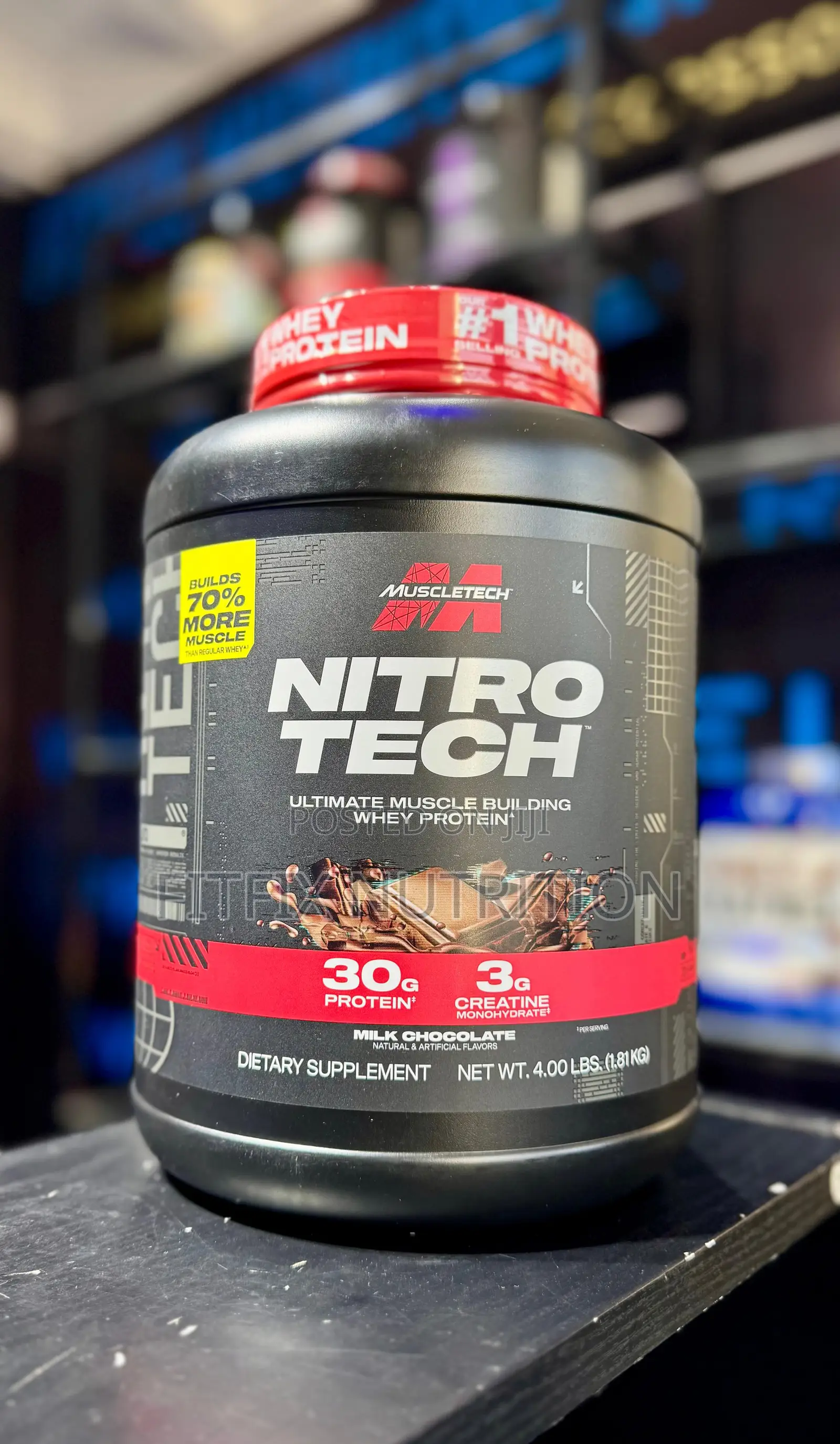 Nitro Tech Whey New Improved 4lbs