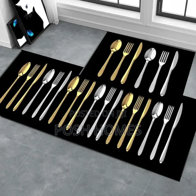 Cutlery Quality 2 Piece Kitchen Mats
