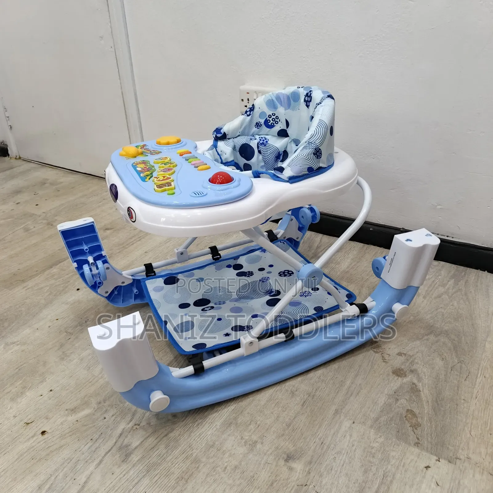 Foldable Baby Walker With Toys