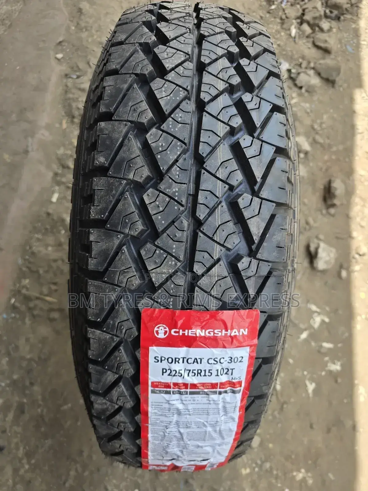 225 /75 R15 Chengshan Tyres (All Terrein)