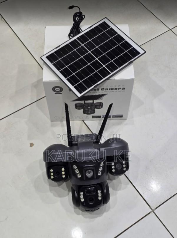 Smart Net Wifi Enabled Triple Lens Solar Ptz Camera