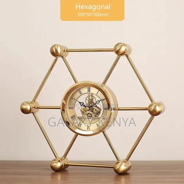 Hexagon Desktop Clock