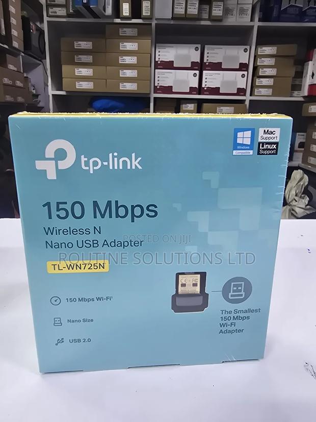 Tplink 150mbps Wireless N Nano Usb Adapter Tl-Wn725n