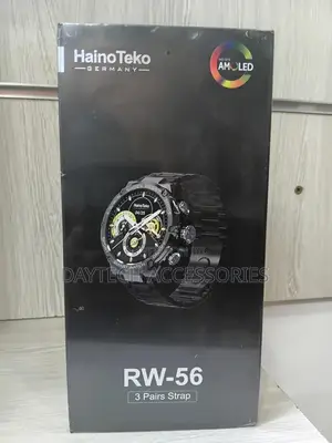 Hainoteko Rw 56 Round Screen Super Size Amoled Display Smart Watch