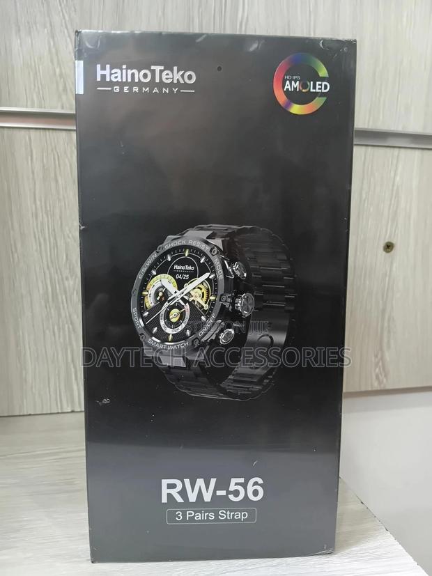 Hainoteko Rw 56 Round Screen Super Size Amoled Display Smart Watch