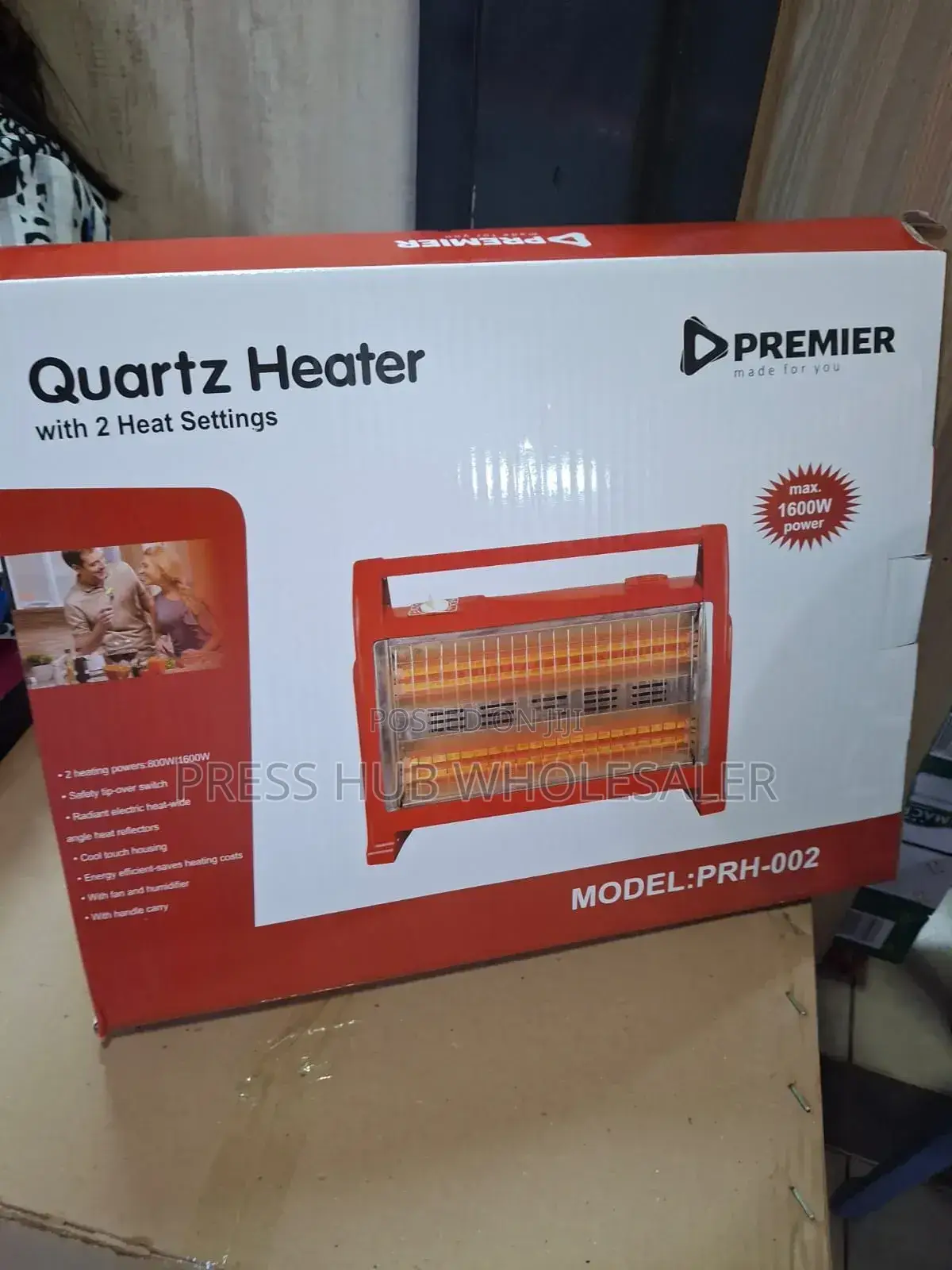 Premier PRH-002 Quartz Heater. " 