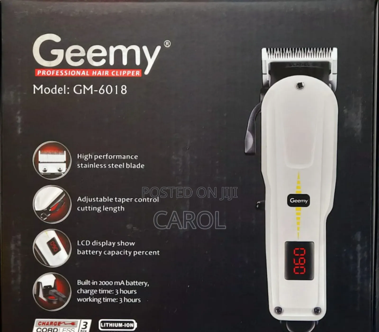 Geemy Proffesional Hair Clipper