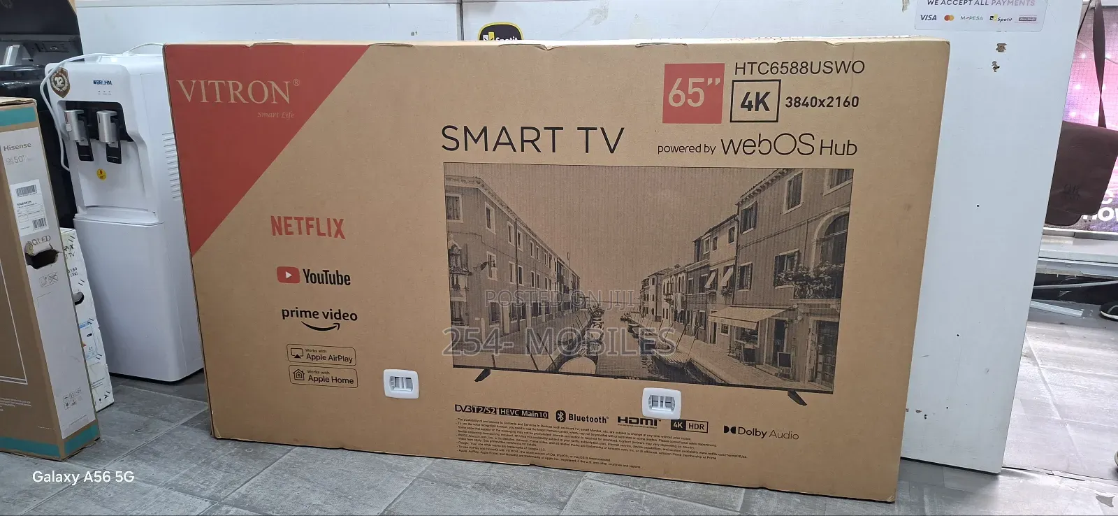 Vitron 65 Inch Smart Tv Uhd Tv Android Webos Led Tv Htc6588uswo