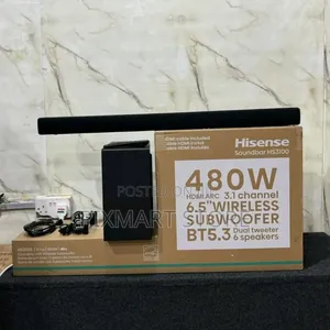 Hisense Hs-3100 Soundbar 480w With A3100 Wireless Subwoofer