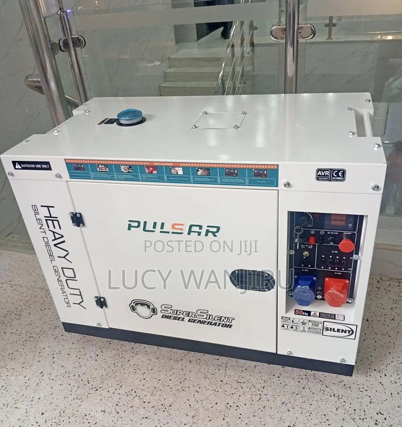 15kva Pulsar Silent Diesel Dual Phase Generator