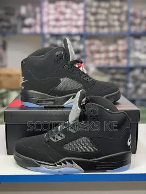 Air Jordan 5 Retro Black Metallic