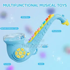 Kids Saxophone Toy Saxophone With Light Sound Best Gift for 3 -7 Years