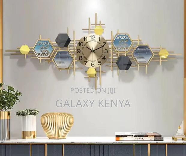 Heavy Metallic Wall Clock