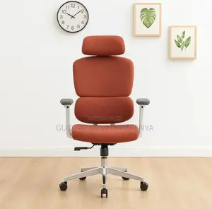 Orange Orthopedic High-back Office Chair