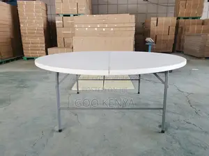 Home Table; Outdoor Event Plastic Folding Table With Metal Frame