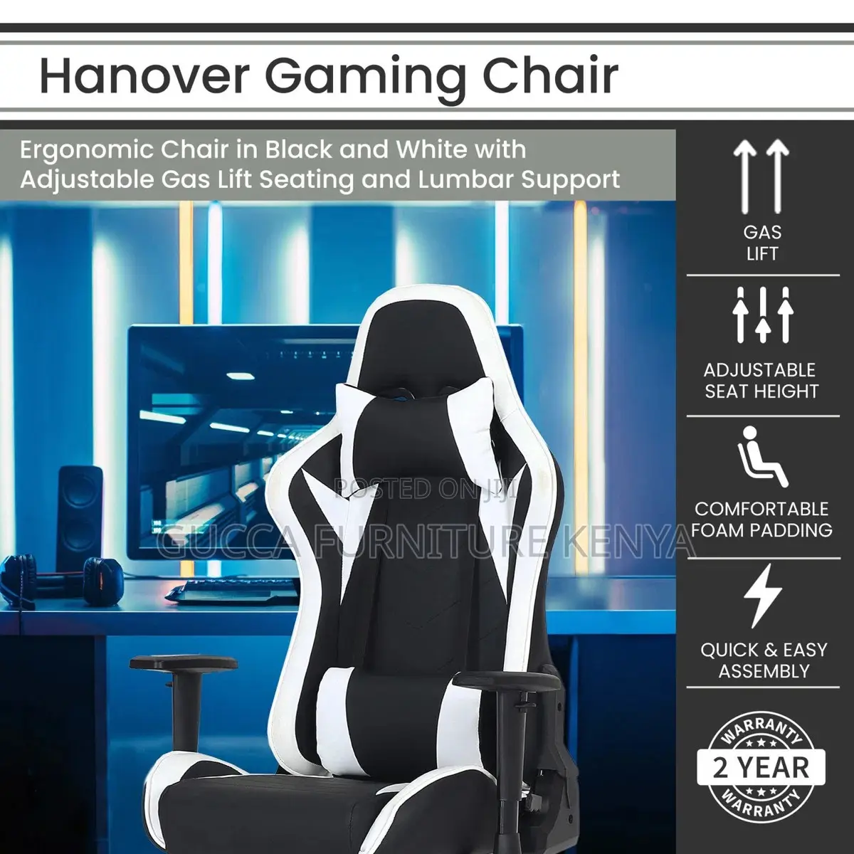 Ergonomic Home Office Swivel Gaming Chair