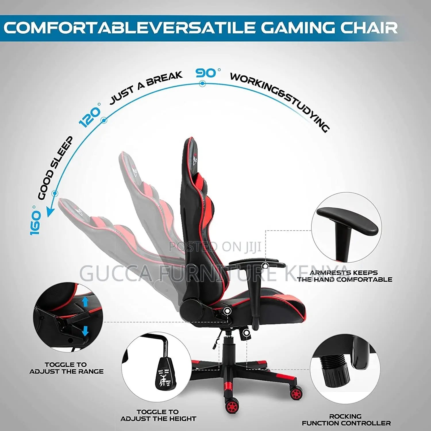 Ergonomic Home Office Swivel Gaming Chair