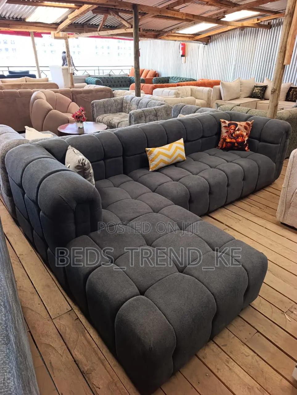 Decent Warm Classy 6 Seater Bubble L Seat