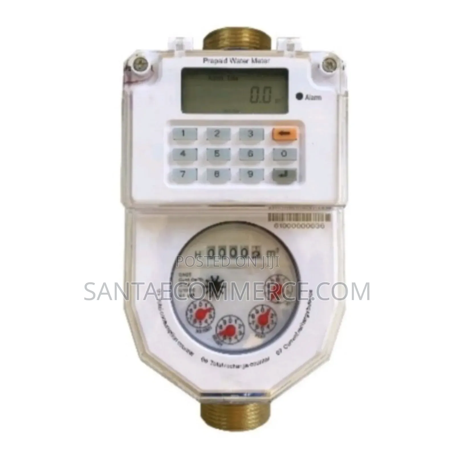 Prepaid Water Meter With Integrated Keypad