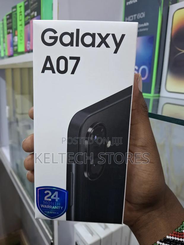 New Samsung Galaxy A07 128 GB Black - main view