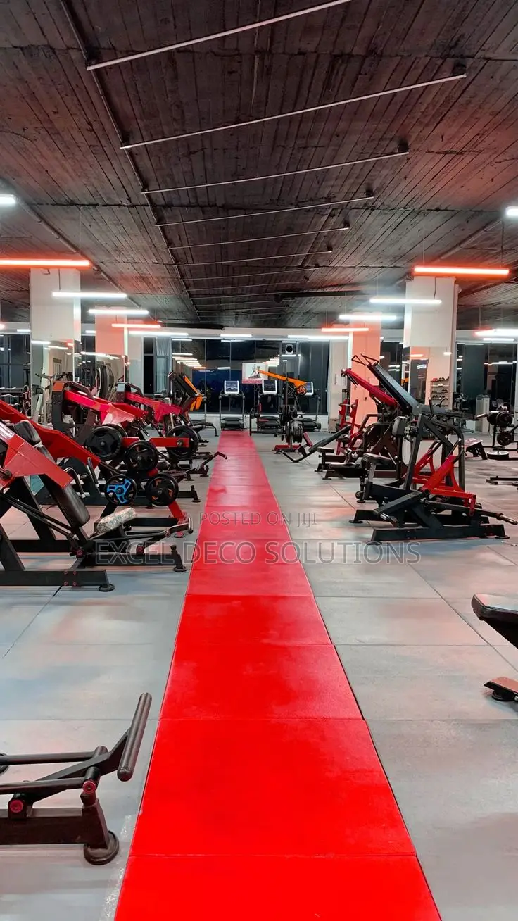 Premium 20mm Rubber Gym Mats – Safety Comfort