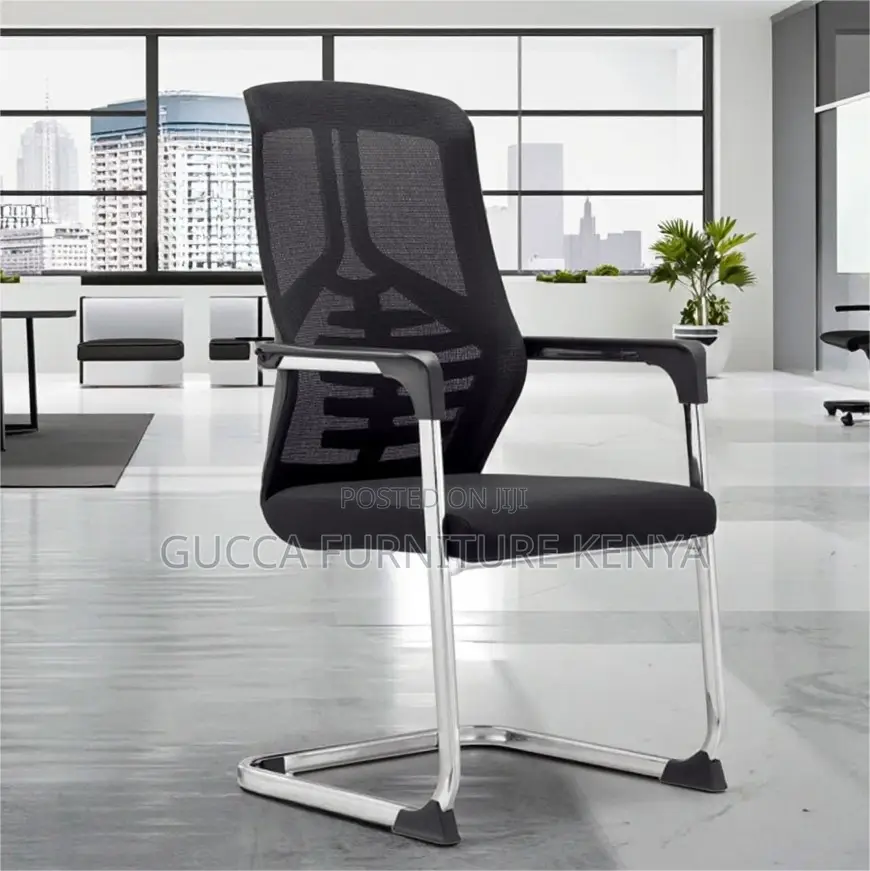 Ergonomic Mesh Mid-back Office Reception Seat